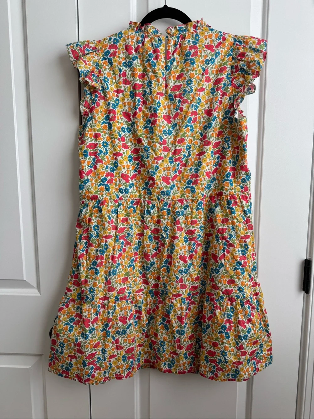 J.Crew x Liberty London Poppy & Daisy Tiered Floral Dress LT Tall